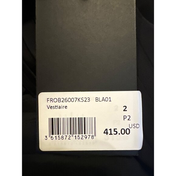 The Kooples Black Lace Detailed Dress Elegant Long Sleeves MSRP $415 - Picture 5 of 14